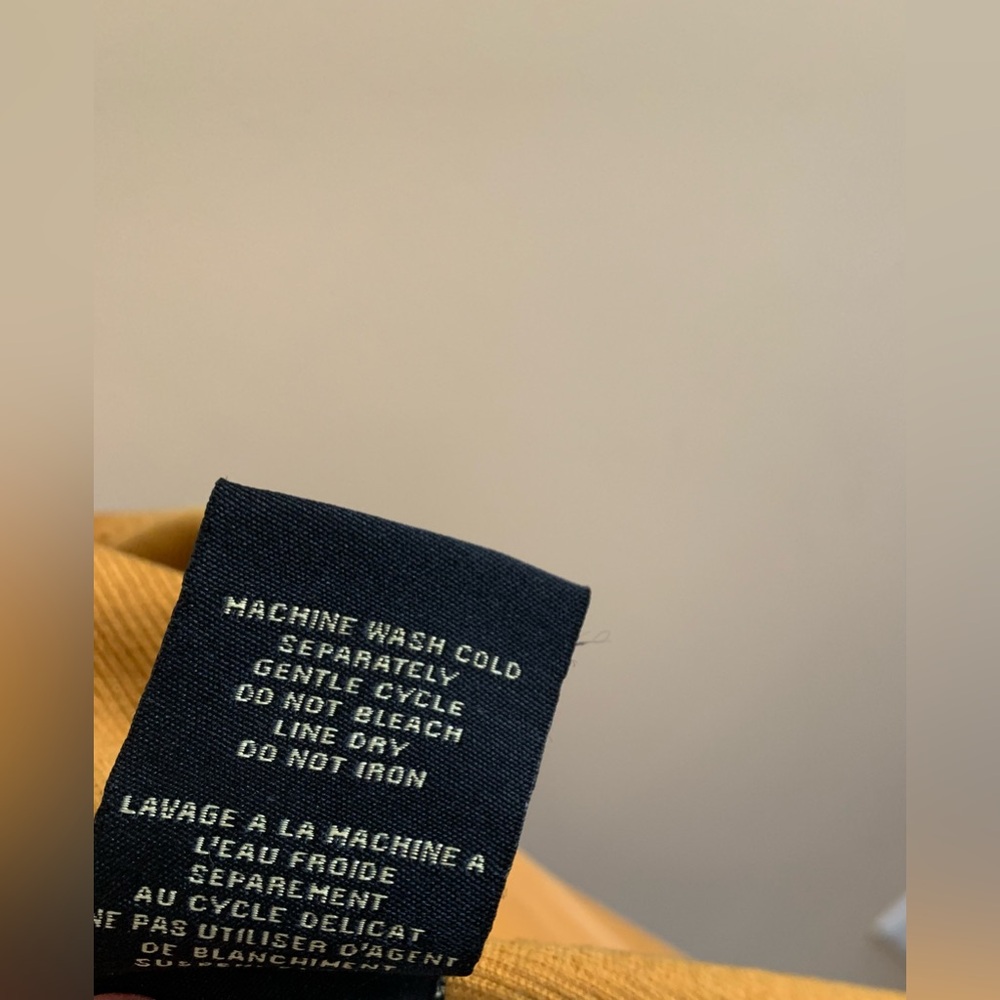 Women's Mustard Yellow Moto Jacket - Picture 7 of 11